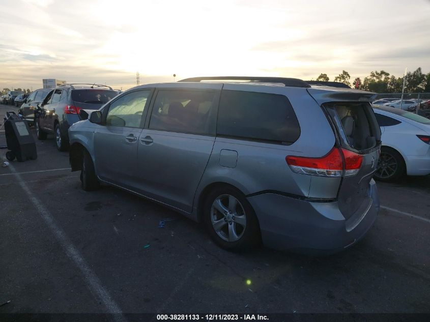 2011 Toyota Sienna Le VIN: 5TDKK3DC4BS007686 Lot: 38281133