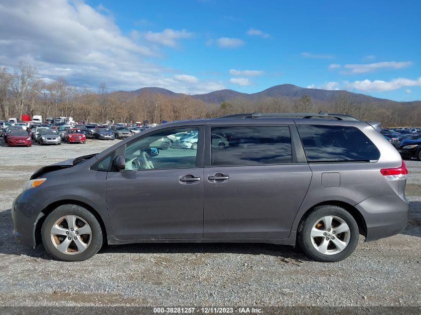 2014 Toyota Sienna Le V6 8 Passenger VIN: 5TDKK3DC6ES472720 Lot: 38281257