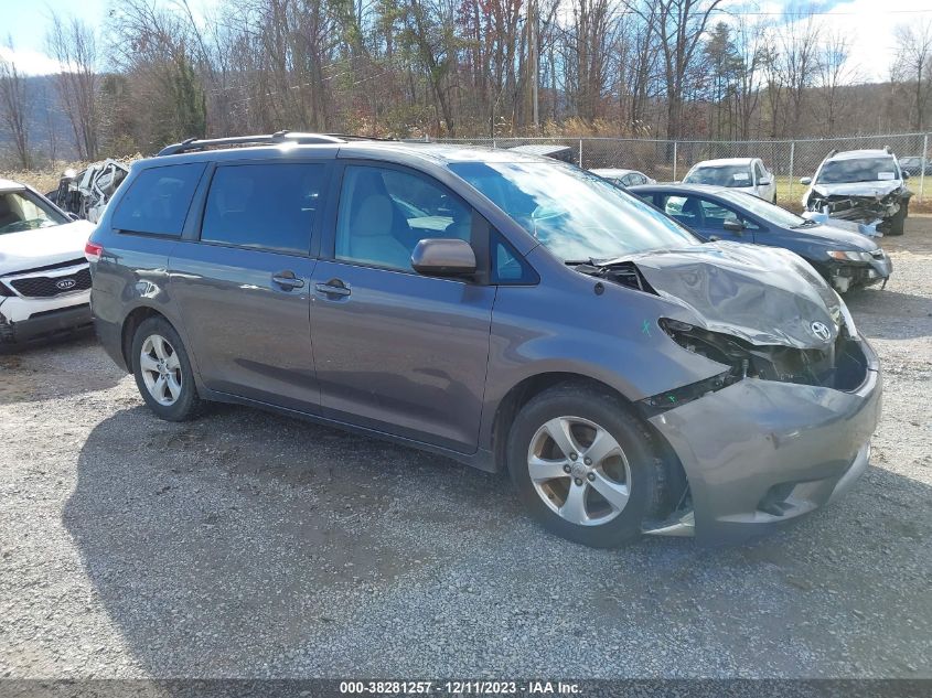 2014 Toyota Sienna Le V6 8 Passenger VIN: 5TDKK3DC6ES472720 Lot: 38281257