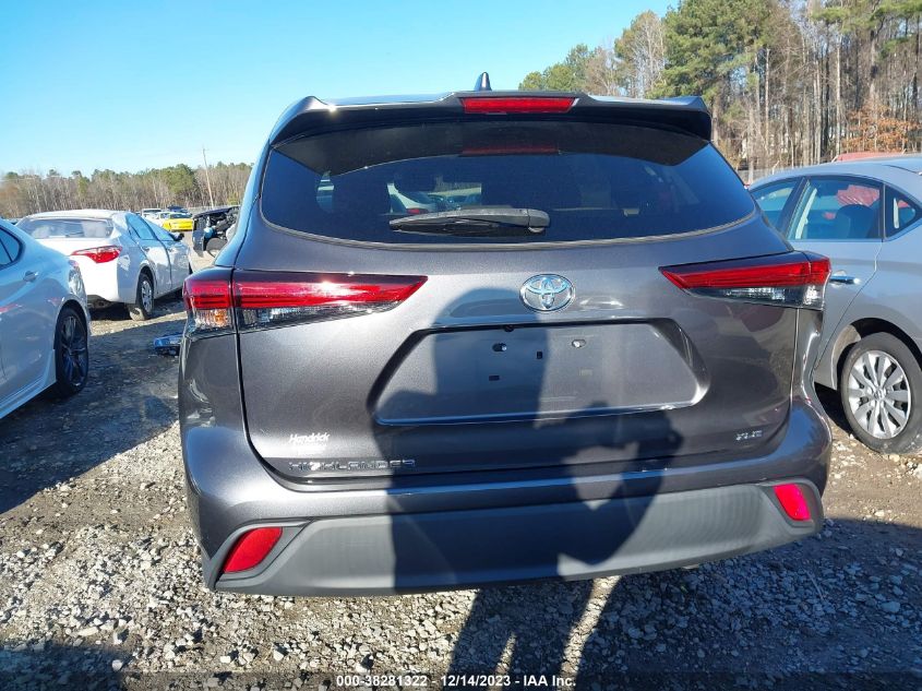 2020 Toyota Highlander Xle VIN: 5TDGZRAH5LS513971 Lot: 38281322