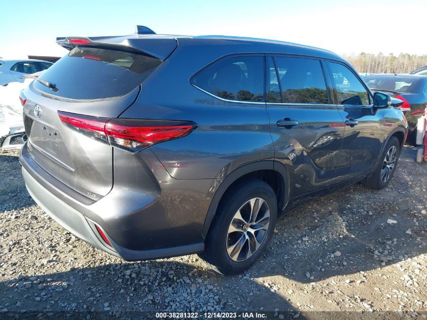 2020 Toyota Highlander Xle VIN: 5TDGZRAH5LS513971 Lot: 38281322