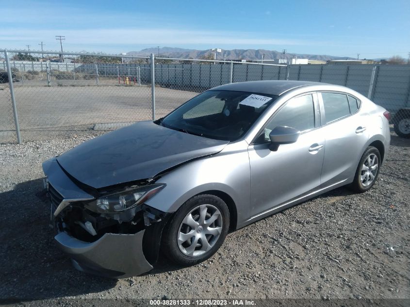 2016 Mazda Mazda3 I Sport VIN: JM1BM1T7XG1279828 Lot: 38281333