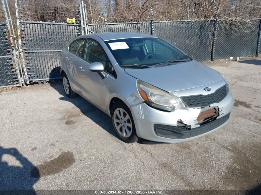 2014 Kia Rio Lx VIN: KNADM4A35E6399026 Lot: 38281492