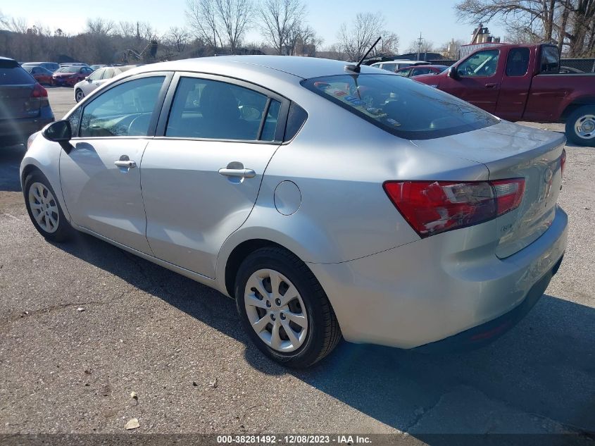 2014 Kia Rio Lx VIN: KNADM4A35E6399026 Lot: 38281492