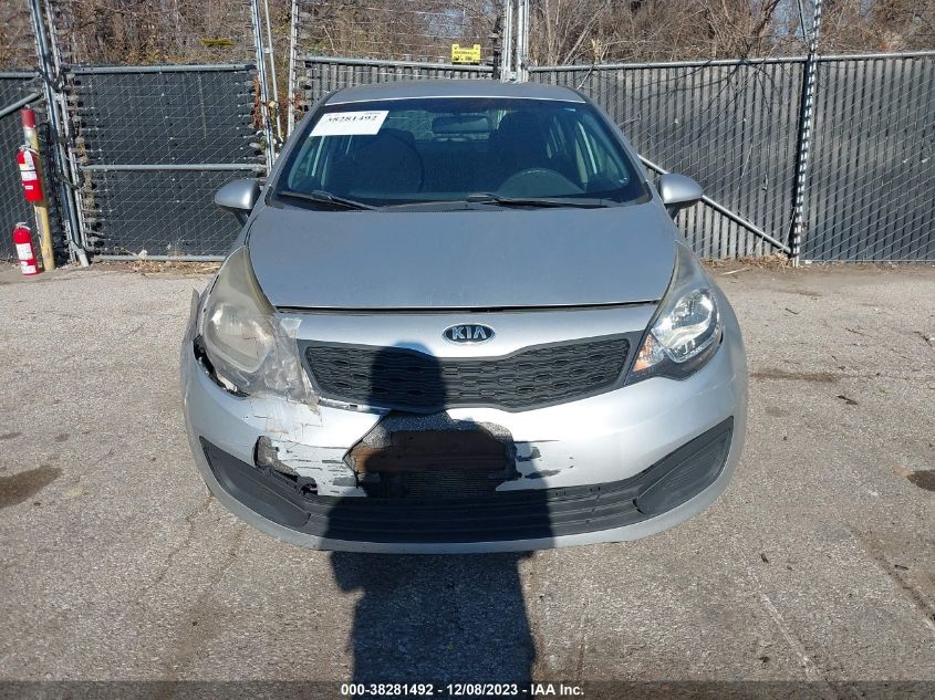 2014 Kia Rio Lx VIN: KNADM4A35E6399026 Lot: 38281492