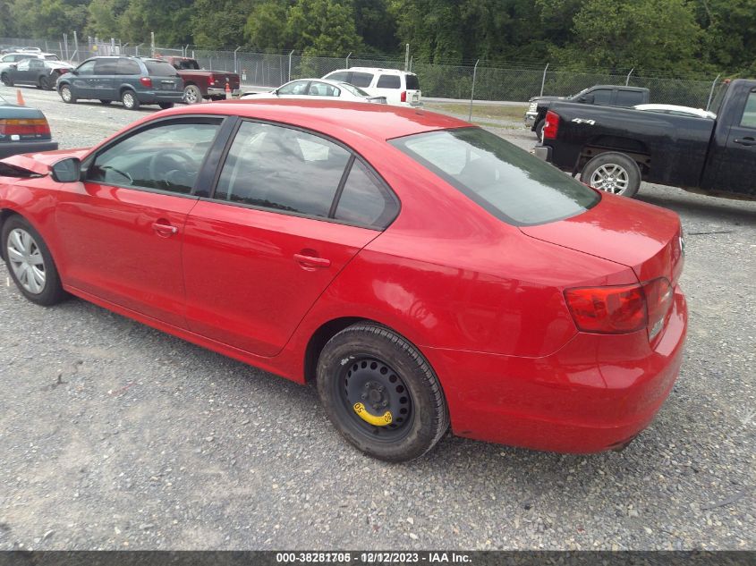 2012 Volkswagen Jetta 2.5L Se VIN: 3VWDP7AJ7CM112063 Lot: 38281705