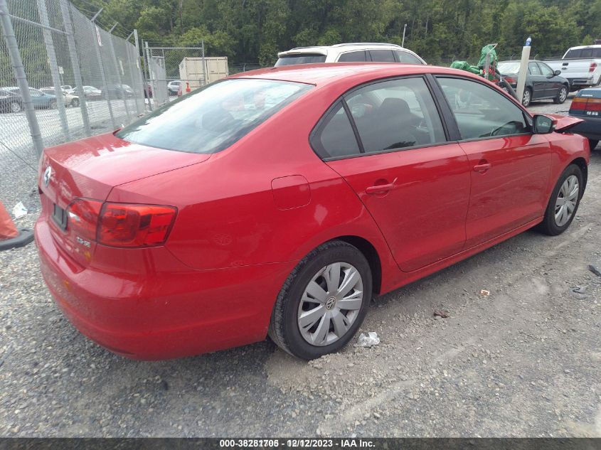 3VWDP7AJ7CM112063 2012 Volkswagen Jetta 2.5L Se