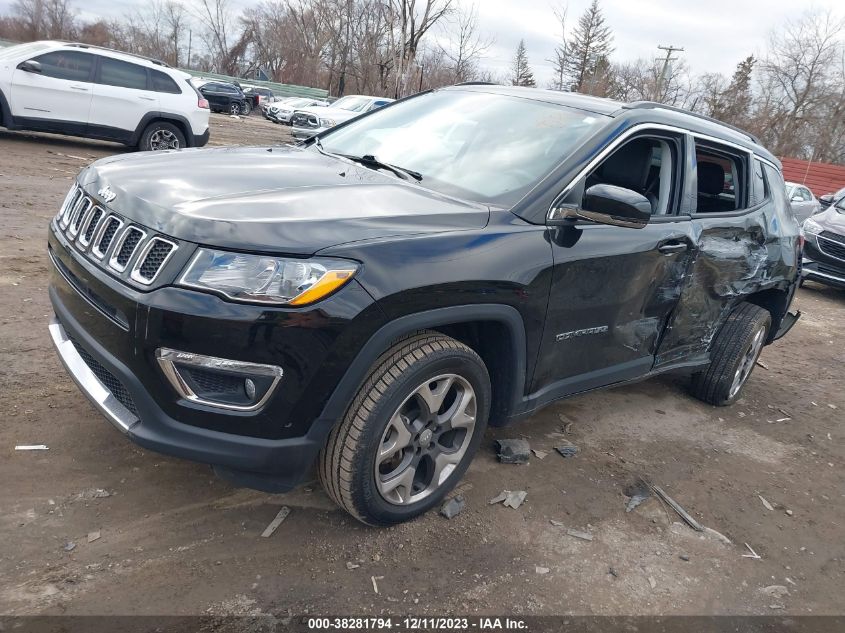 2020 Jeep Compass Limited VIN: 3C4NJDCB8LT245983 Lot: 38281794