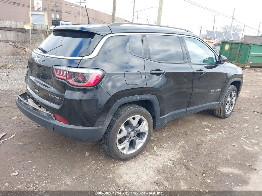 2020 Jeep Compass Limited VIN: 3C4NJDCB8LT245983 Lot: 38281794