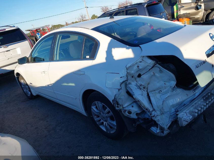 2011 Nissan Altima Hybrid VIN: 1N4CL2AP8BC116226 Lot: 38281892