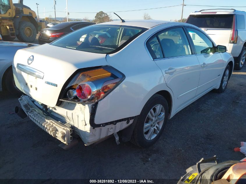 2011 Nissan Altima Hybrid VIN: 1N4CL2AP8BC116226 Lot: 38281892