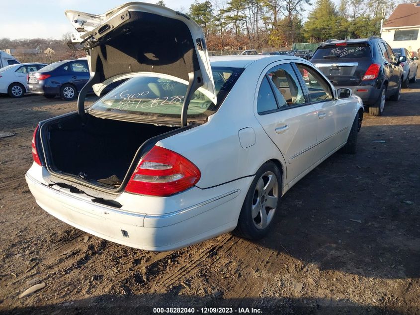 2006 Mercedes-Benz E-Class 5.0L VIN: WDBUF83J56X198396 Lot: 38282040