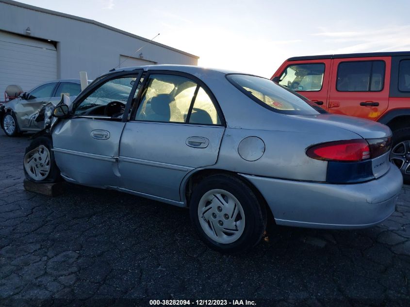 1997 Ford Escort Lx VIN: 1FALP13P9VW258230 Lot: 38282094