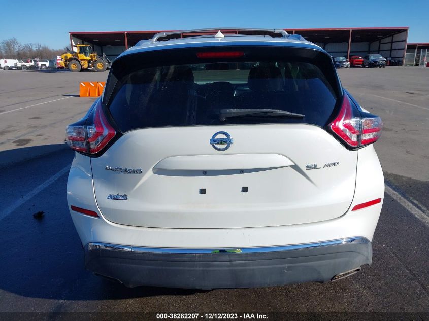 2015 Nissan Murano Sl VIN: 5N1AZ2MH1FN269749 Lot: 38282207