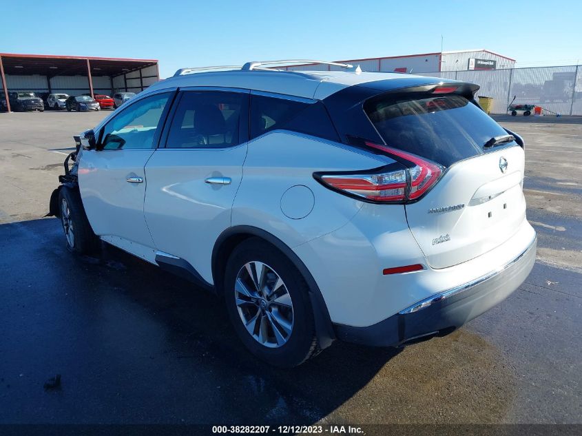 2015 Nissan Murano Sl VIN: 5N1AZ2MH1FN269749 Lot: 38282207