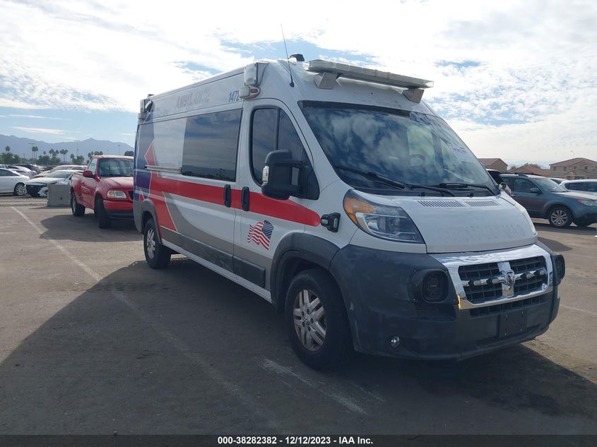 2016 Ram Promaster 3500 3500 High VIN: 3C6URVHG9GE114724 Lot: 38282382