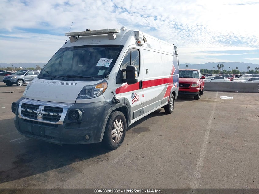 2016 Ram Promaster 3500 3500 High VIN: 3C6URVHG9GE114724 Lot: 38282382