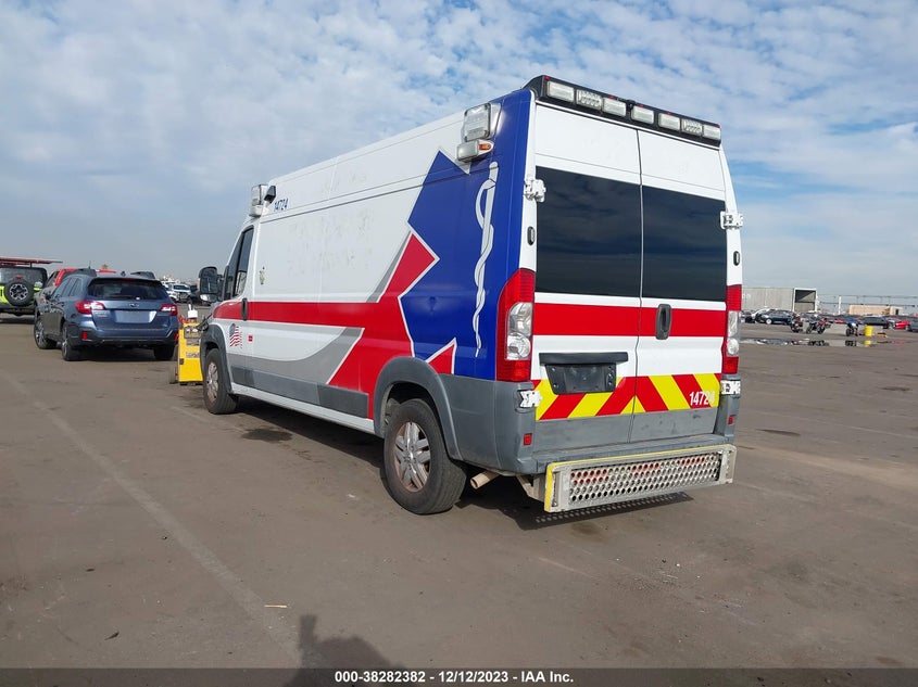 2016 Ram Promaster 3500 3500 High VIN: 3C6URVHG9GE114724 Lot: 38282382