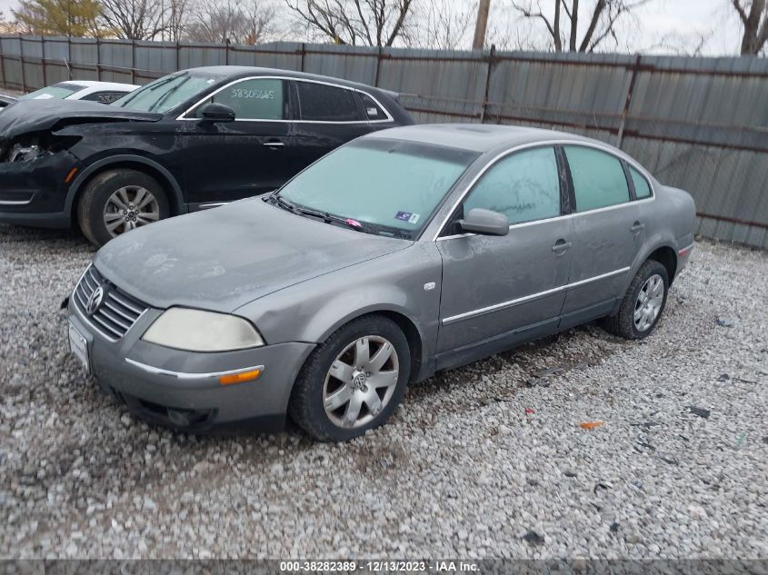 2003 Volkswagen Passat Glx VIN: WVWRH63B73P458369 Lot: 38282389