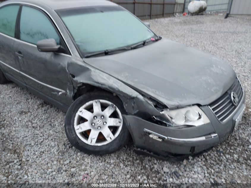 2003 Volkswagen Passat Glx VIN: WVWRH63B73P458369 Lot: 38282389