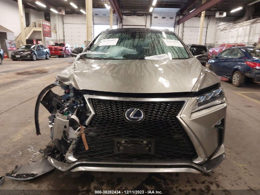 2017 Lexus Rx 450H F Sport VIN: 2T2BGMCA0HC012579 Lot: 38282434