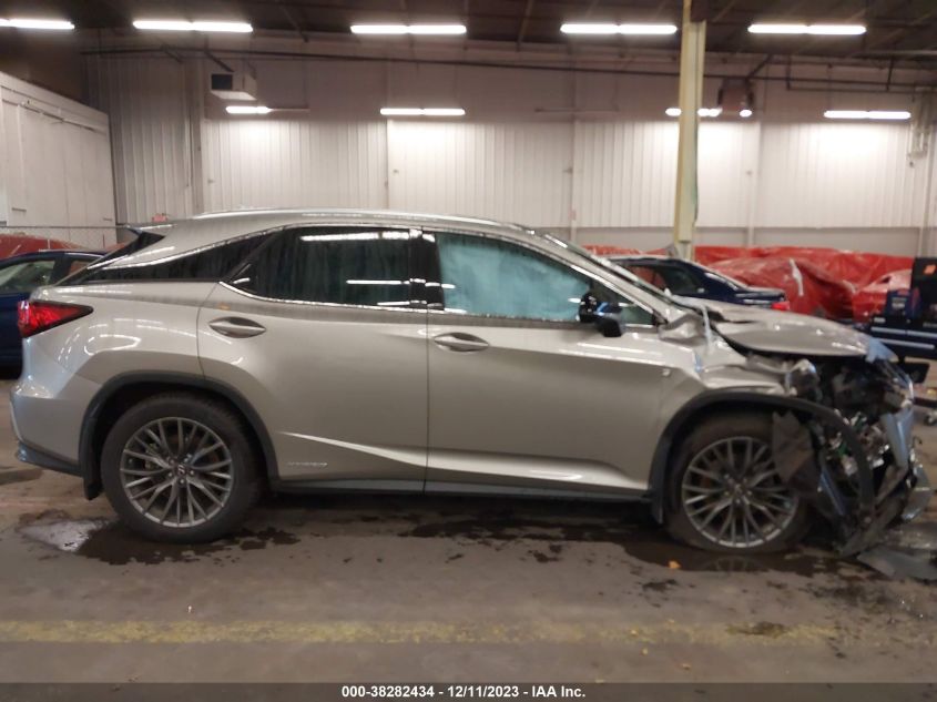 2017 Lexus Rx 450H F Sport VIN: 2T2BGMCA0HC012579 Lot: 38282434