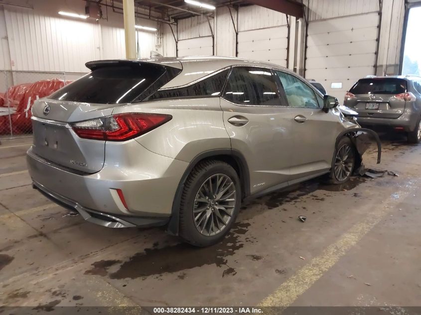 2017 Lexus Rx 450H F Sport VIN: 2T2BGMCA0HC012579 Lot: 38282434