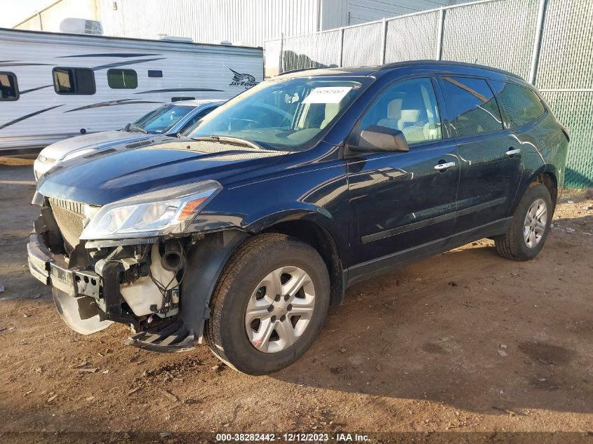 2015 Chevrolet Traverse Ls VIN: 1GNKRFED0FJ329725 Lot: 38282442