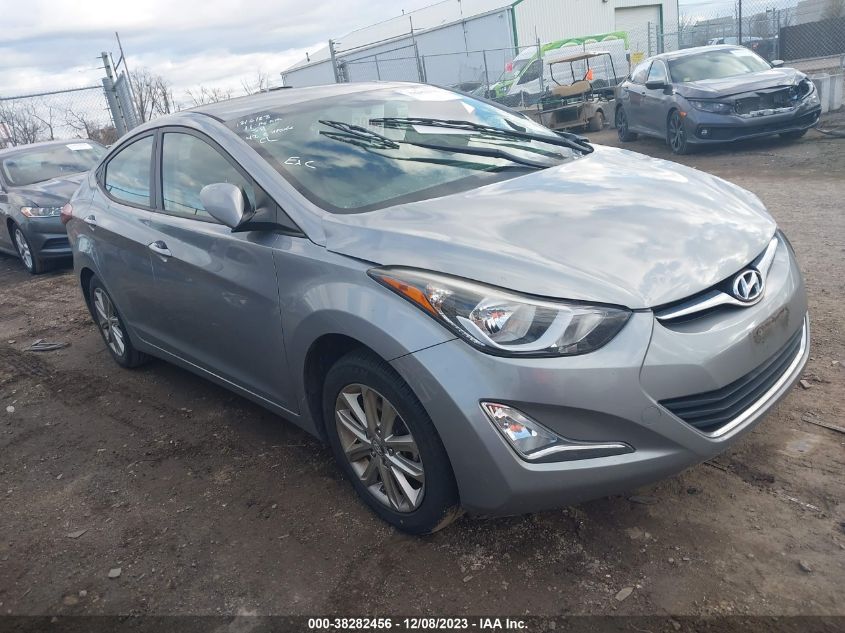 2014 Hyundai Elantra Se Ulsan Plant VIN: KMHDH4AE3EU155763 Lot: 38282456