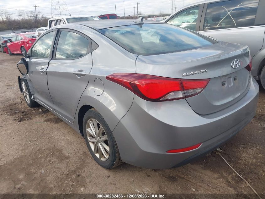 2014 Hyundai Elantra Se Ulsan Plant VIN: KMHDH4AE3EU155763 Lot: 38282456