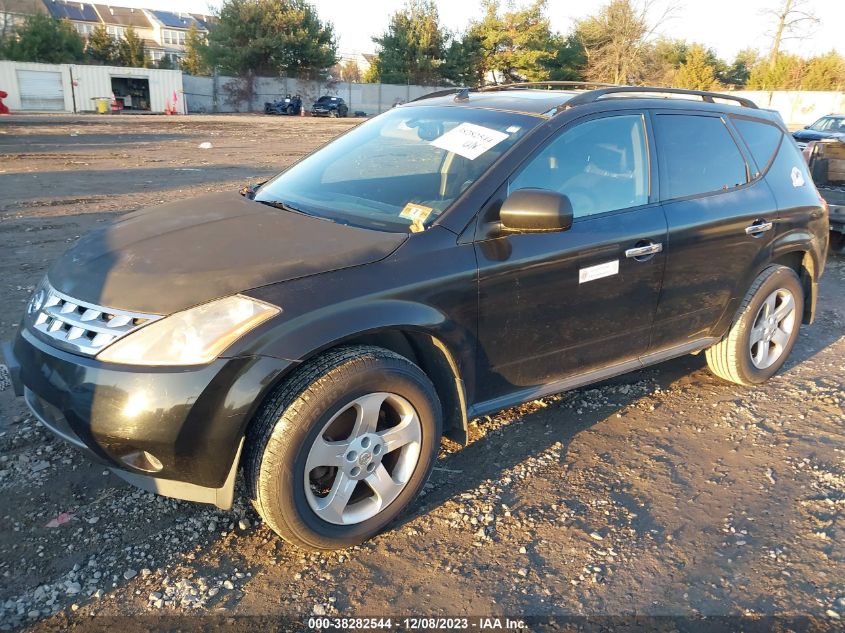 2004 Nissan Murano Sl VIN: JN8AZ08W24W330300 Lot: 38282544