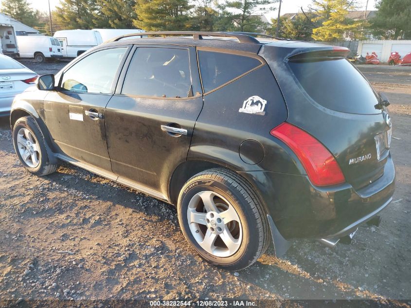 2004 Nissan Murano Sl VIN: JN8AZ08W24W330300 Lot: 38282544