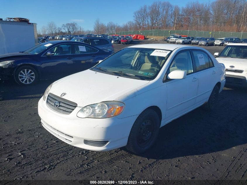 2003 Toyota Corolla Le VIN: 2T1BR38E43C130888 Lot: 38282698