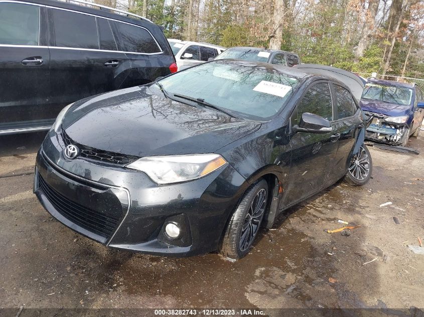 2016 Toyota Corolla S Plus VIN: 2T1BURHE3GC697584 Lot: 38282743