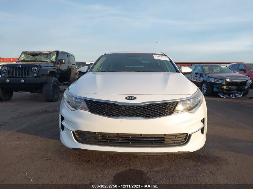 2018 Kia Optima Lx VIN: 5XXGT4L38JG249133 Lot: 38282758