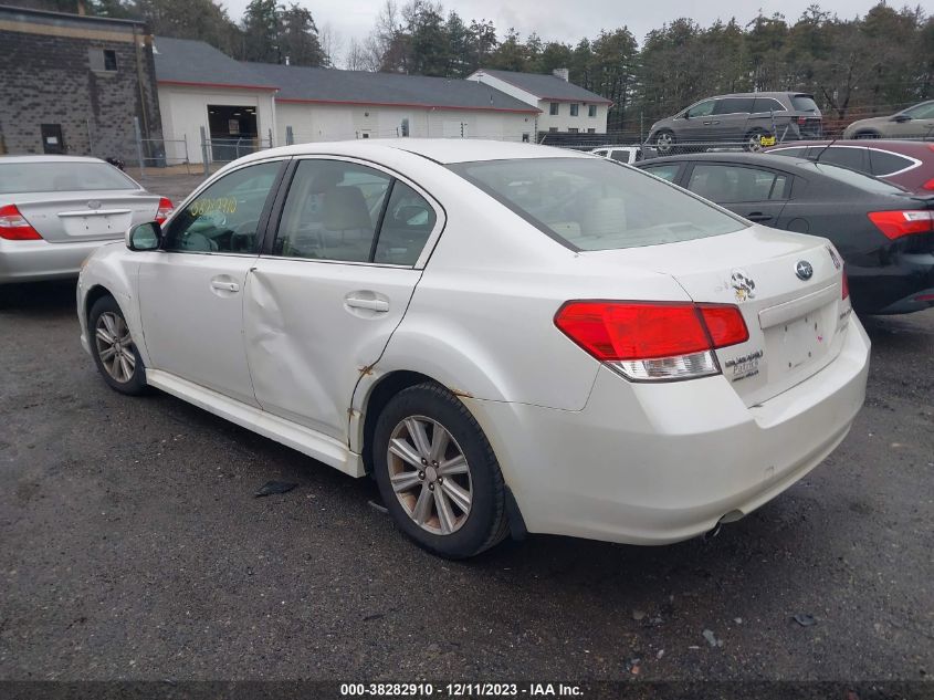 2011 Subaru Legacy 2.5I Premium VIN: 4S3BMBC62B3261611 Lot: 38282910