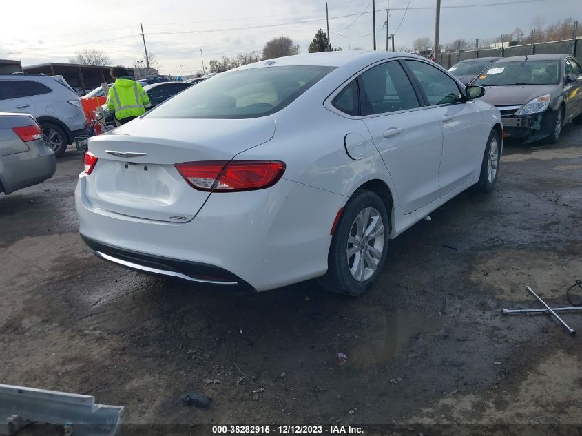 2016 Chrysler 200 Limited VIN: 1C3CCCAB5GN101865 Lot: 38282915