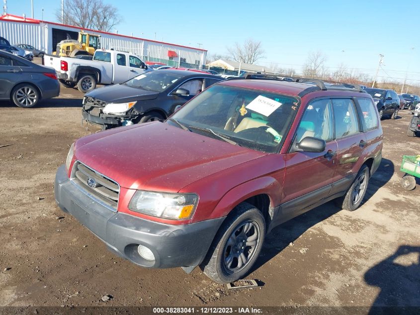 2003 Subaru Forester X VIN: JF1SG63633H758756 Lot: 38283041