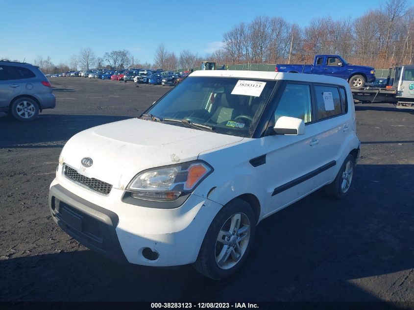 2011 Kia Soul + VIN: KNDJT2A29B7312707 Lot: 38283123