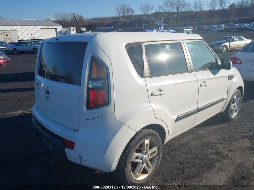 2011 Kia Soul + VIN: KNDJT2A29B7312707 Lot: 38283123