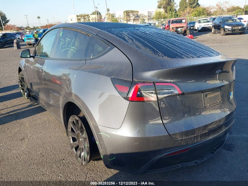 2021 Tesla Model Y Long Range VIN: 5YJYGAEE9MF216171 Lot: 38283256