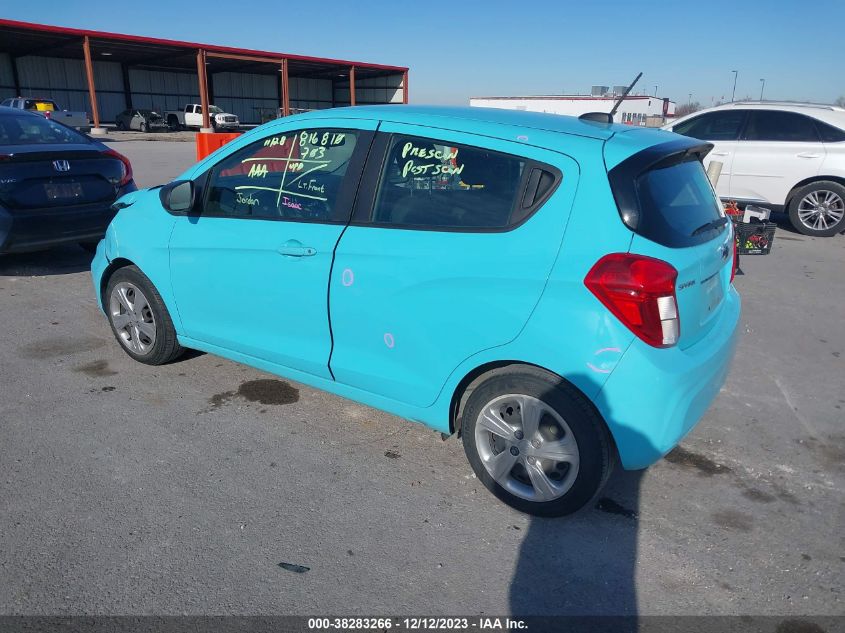 2021 Chevrolet Spark Fwd Ls Automatic VIN: KL8CB6SA5MC741158 Lot: 38283266