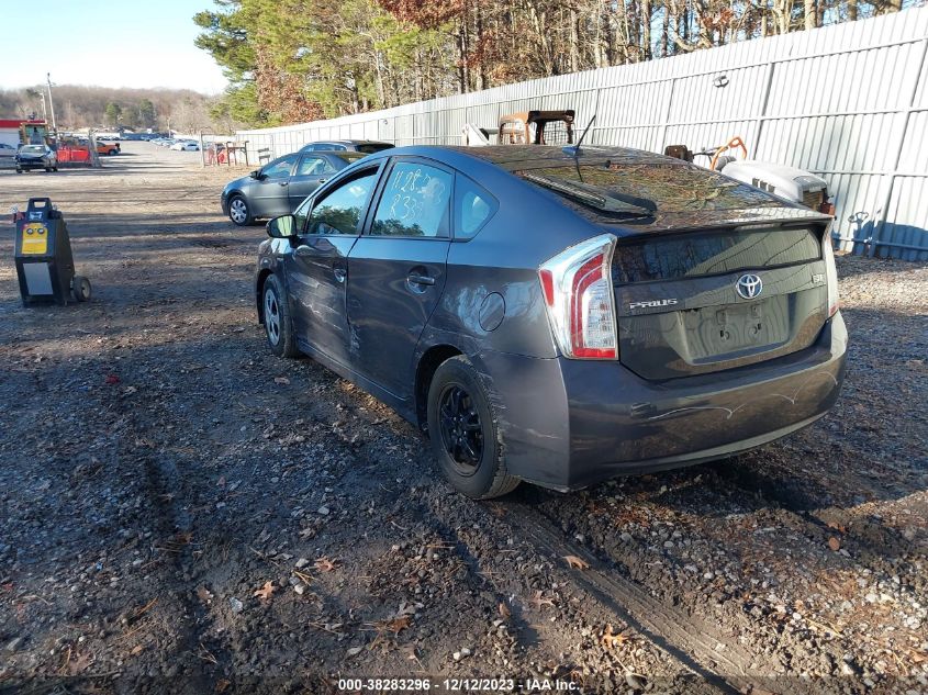 2012 Toyota Prius Three VIN: JTDKN3DU1C5419149 Lot: 38283296