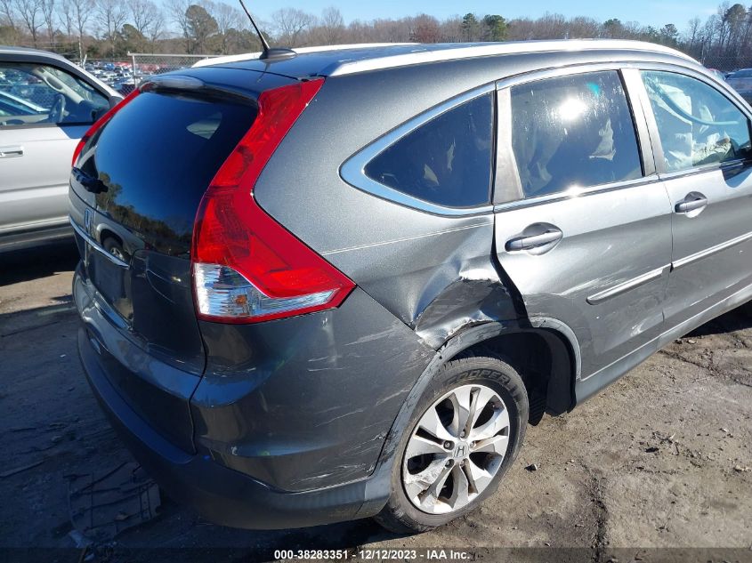 2013 Honda Cr-V Ex-L VIN: 5J6RM3H7XDL007504 Lot: 38283351