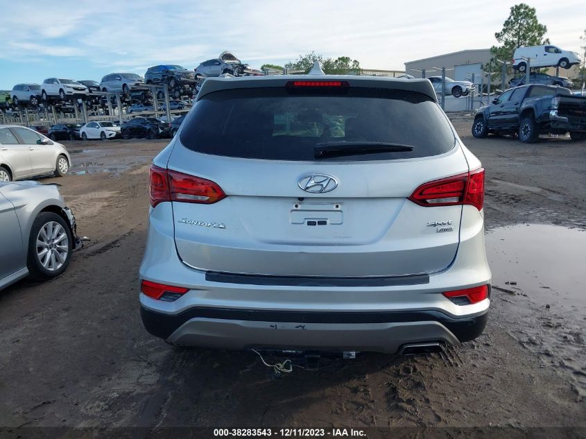 2017 Hyundai Santa Fe Sport 2.4L VIN: 5XYZUDLB5HG490845 Lot: 38283543