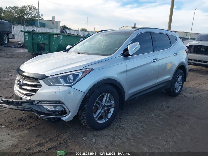 2017 Hyundai Santa Fe Sport 2.4L VIN: 5XYZUDLB5HG490845 Lot: 38283543