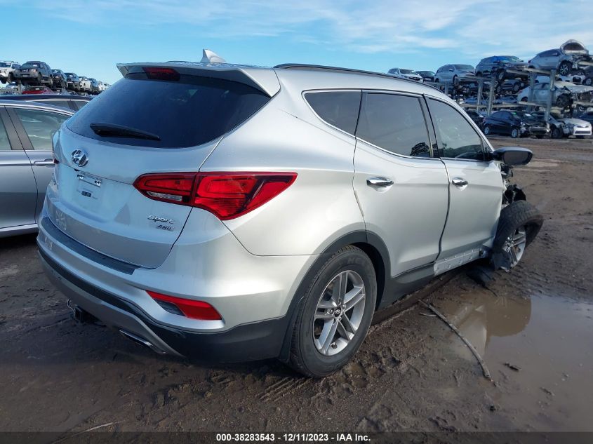 2017 Hyundai Santa Fe Sport 2.4L VIN: 5XYZUDLB5HG490845 Lot: 38283543