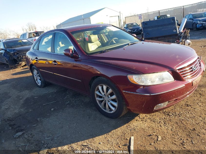 2008 Hyundai Azera Limited VIN: KMHFC46F58A313213 Lot: 38284075