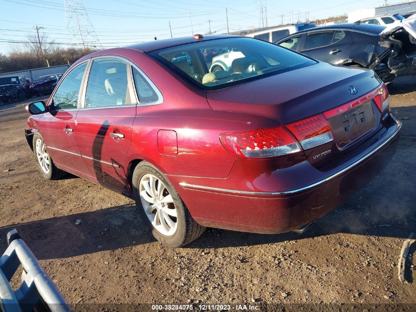 2008 Hyundai Azera Limited VIN: KMHFC46F58A313213 Lot: 38284075