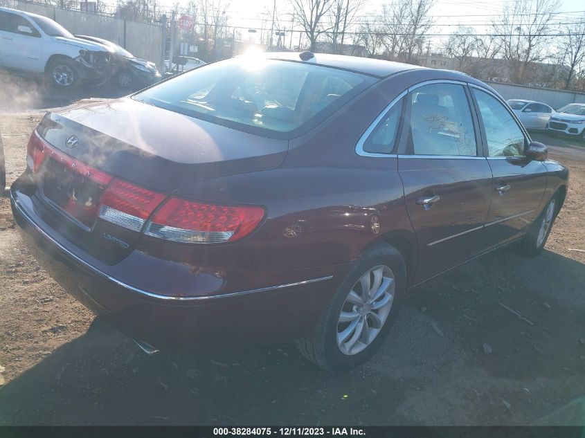 KMHFC46F58A313213 2008 Hyundai Azera Limited